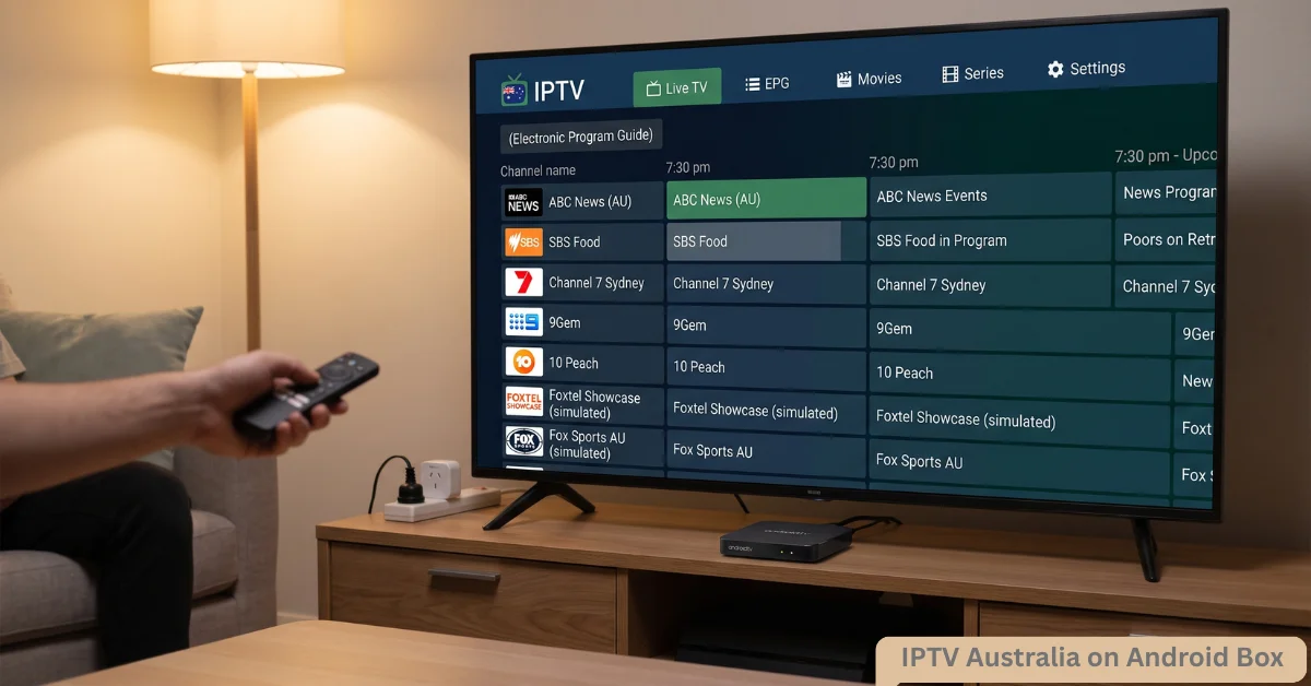IPTV Australia on Android Box