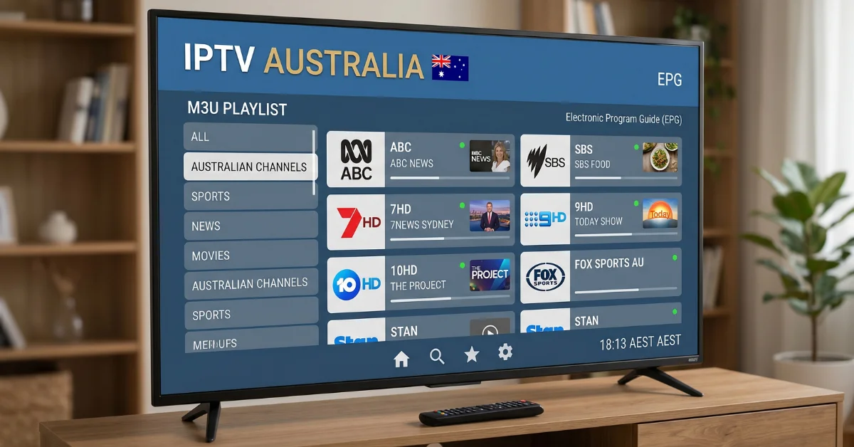 IPTV Australia M3U Playlist