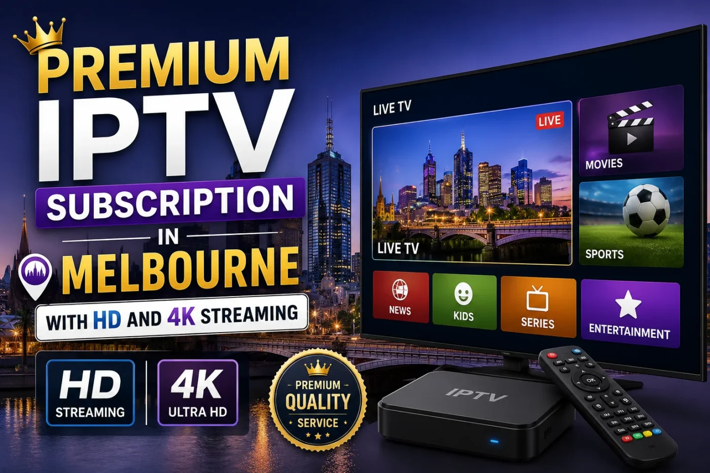 Premium IPTV Subscription in Melbourne